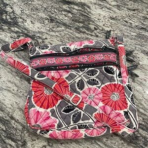 Vera Bradley Triple Zip Hipster Crossbody Bag